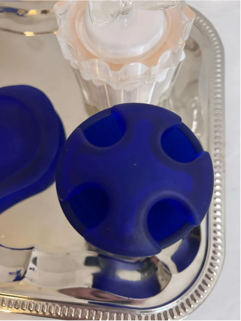 Umbra Cobalt Frosted 90s Celestial Blue Bath Set